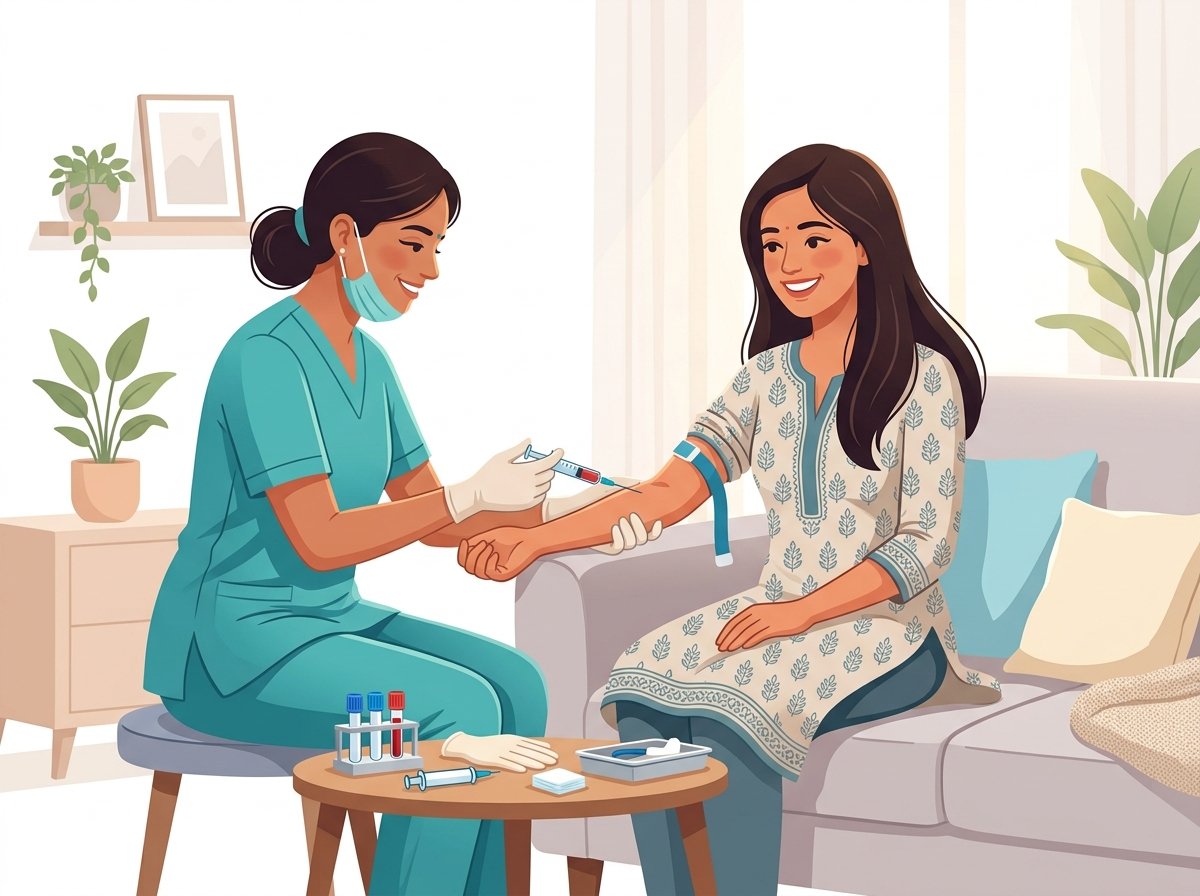 Professional healthcare services - home sample collection